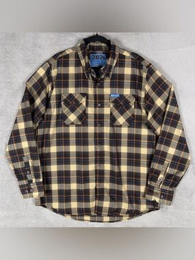 Dixxon Flannel Grunt Style Warfighter Long Sleeve Shirt Men XL Snap Button Down